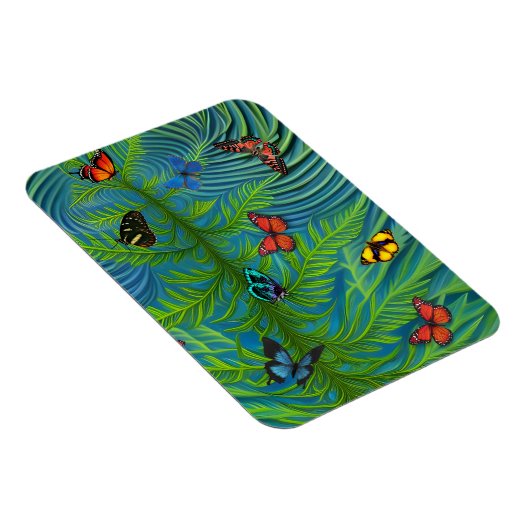 Abstracte Butterfly Dream Garden Magneet (Rechterzijde)