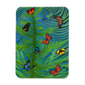 Abstracte Butterfly Dream Garden Magneet (Verticaal)