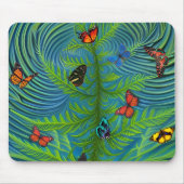 Abstracte Butterfly Dream Garden Muismat (Voorkant)