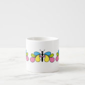 Abstracte Butterfly Espresso Cup Espresso Kop (Voorkant)