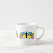 Abstracte Butterfly Espresso Cup Espresso Kop (Rechts)