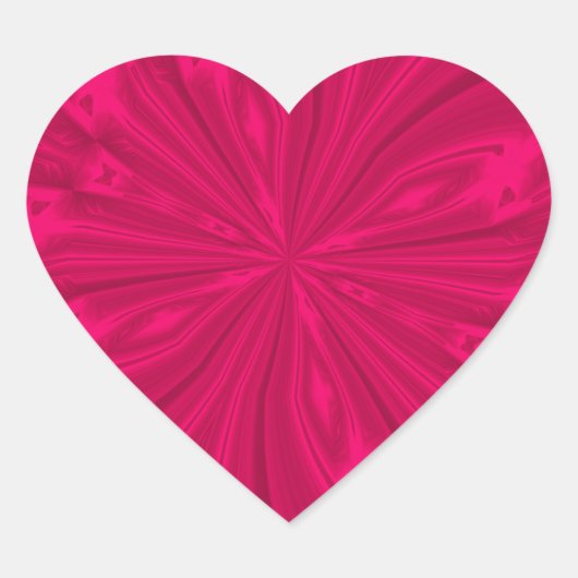 Abstracte Butterfly Rasp. Roze Sticker Hrt (Voorkant)