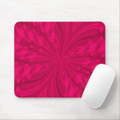 Abstracte Butterfly Raspberry roze MOUSEPAD Muismat (Met muis)