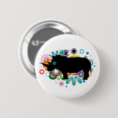 Abstracte Button van Rhino (Voorkant /achterkant)