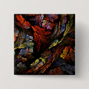 Abstracte Button voor kleurenharmonie (vierkant)