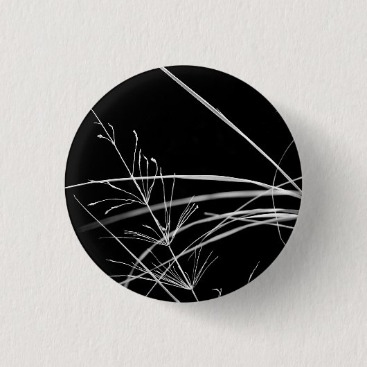 Abstracte Button voor zwarte en witte Natuur (Voorkant)