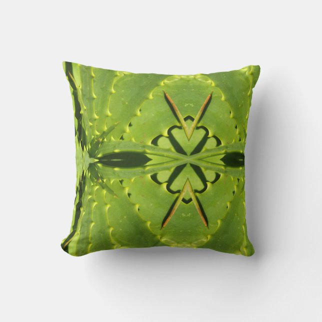 Abstracte Cactus Cushion Kussen (Voorkant)