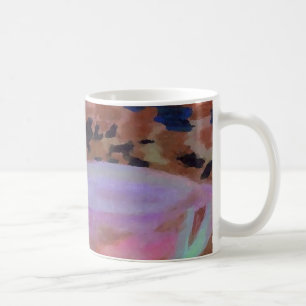 Abstracte Cafe CricketDiane Coffee Art Koffiemok