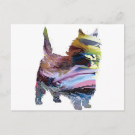 Abstracte Caim dooder Silhouette Briefkaart