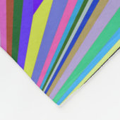 Abstracte caleidoscoop fleece deken (Hoek)