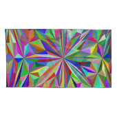 Abstracte caleidoscoop kussensloop (Achterkant-Rechts)