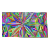 Abstracte caleidoscoop kussensloop (Achterkant-Links)