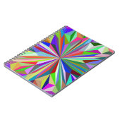 Abstracte caleidoscoop notitieboek (Linkerzijde)