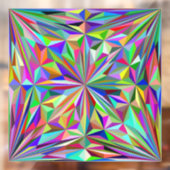 Abstracte caleidoscoop raamsticker (Vel 2)