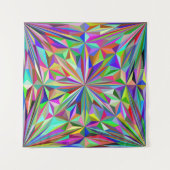 Abstracte caleidoscoop wandkleed (Voorkant (horizontaal))