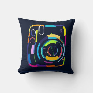 Abstracte camera kussen