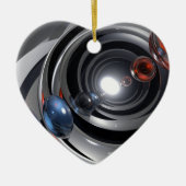 Abstracte cameralens keramisch ornament (Voorkant)