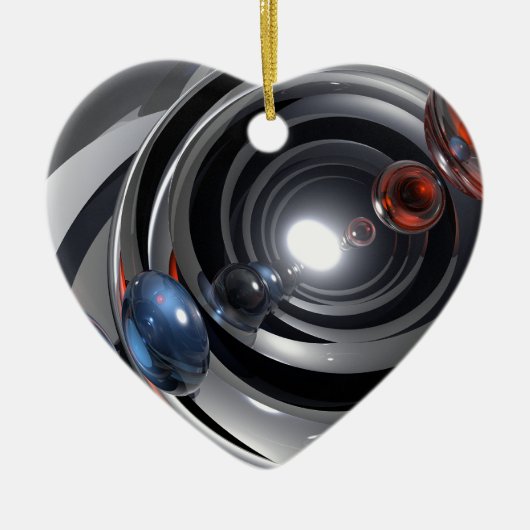 Abstracte cameralens keramisch ornament (Voorkant)