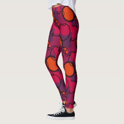 Abstracte Camo Leggings (Links)