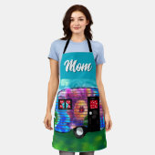  Abstracte Camp Trailer Floral Happy Camper Schort (Gedragen)