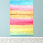 abstracte canvas afdruk (Insitu (Houten vloer))