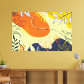 Abstracte canvas afdrukken (Insitu (Woonkamer))