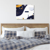 Abstracte canvas afdrukken (Insitu (Slaapkamer))