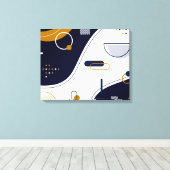 Abstracte canvas afdrukken (Insitu (Houten vloer))