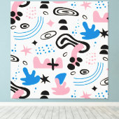 Abstracte canvas afdrukken (Insitu (Houten vloer))