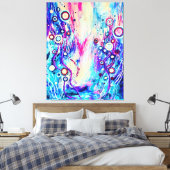 Abstracte Canvas Art (Insitu (Slaapkamer))