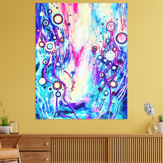 Abstracte Canvas Art (Insitu (Woonkamer))