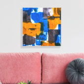 Abstracte Canvas Pattern Art (Insitu (Woonkamer))