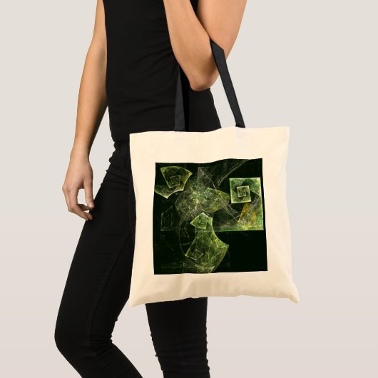 Abstracte Canvas tas met verdraaide balans (Voorkant (product))