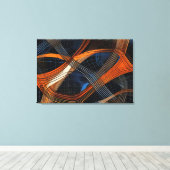Abstracte canvas wandkunst (Insitu (Houten vloer))