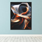 Abstracte canvas wandkunst afdruk (Insitu (Houten vloer))