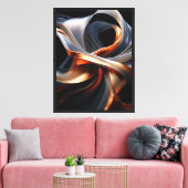 Abstracte canvas wandkunst afdruk (Insitu (Woonkamer))