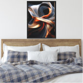 Abstracte canvas wandkunst afdruk (Insitu (Slaapkamer))