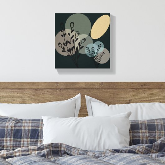 Abstracte canvas wrap of acryl print | Modern (Insitu (Slaapkamer))