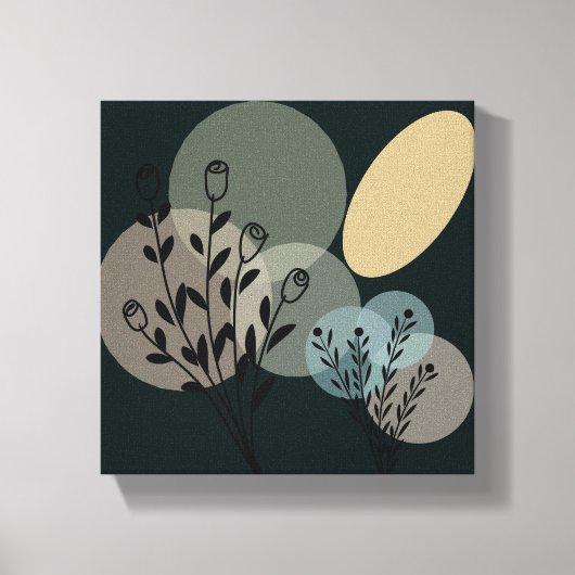 Abstracte canvas wrap of acryl print | Modern (Voorkant)