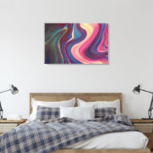 abstracte canvasverf canvas afdruk (Insitu (Slaapkamer))