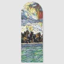 Abstracte Caraïbisch Beach Brick-kunst