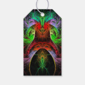 Abstracte carnaval cadeaulabel (Voorkant)