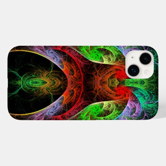 Abstracte carnaval Case-Mate iPhone case (Achterkant (horizontaal))