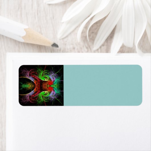 Abstracte carnaval etiket (Insitu)