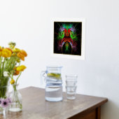 Abstracte carnaval folie afdrukken (Laag (Keuken))