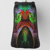 Abstracte carnaval golfheadcover (Draai 90)