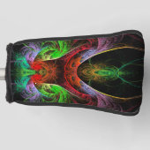 Abstracte carnaval golfheadcover (Voorkant)