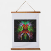 Abstracte carnaval hangend wandkleed (Voorkant)