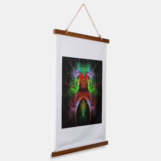 Abstracte carnaval hangend wandkleed (Gebogen)