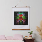 Abstracte carnaval hangend wandkleed (Slaapkamer)